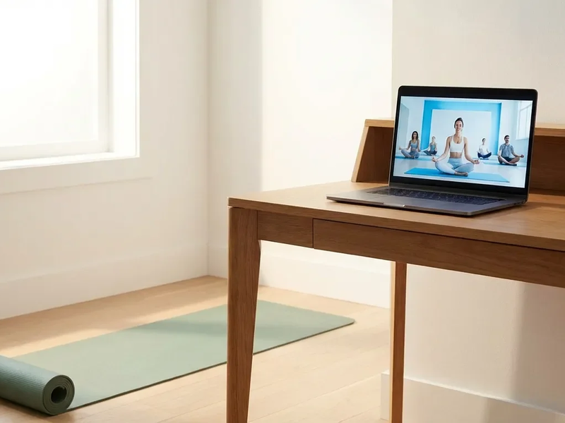 Virtuelles Yoga wird zur neuen „Wellness Hour“ für Arbeitnehmer - Foto: über boerse-global.de