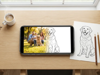 Splat: KI-App verwandelt Familienfotos in Malvorlagen - Foto: über boerse-global.de