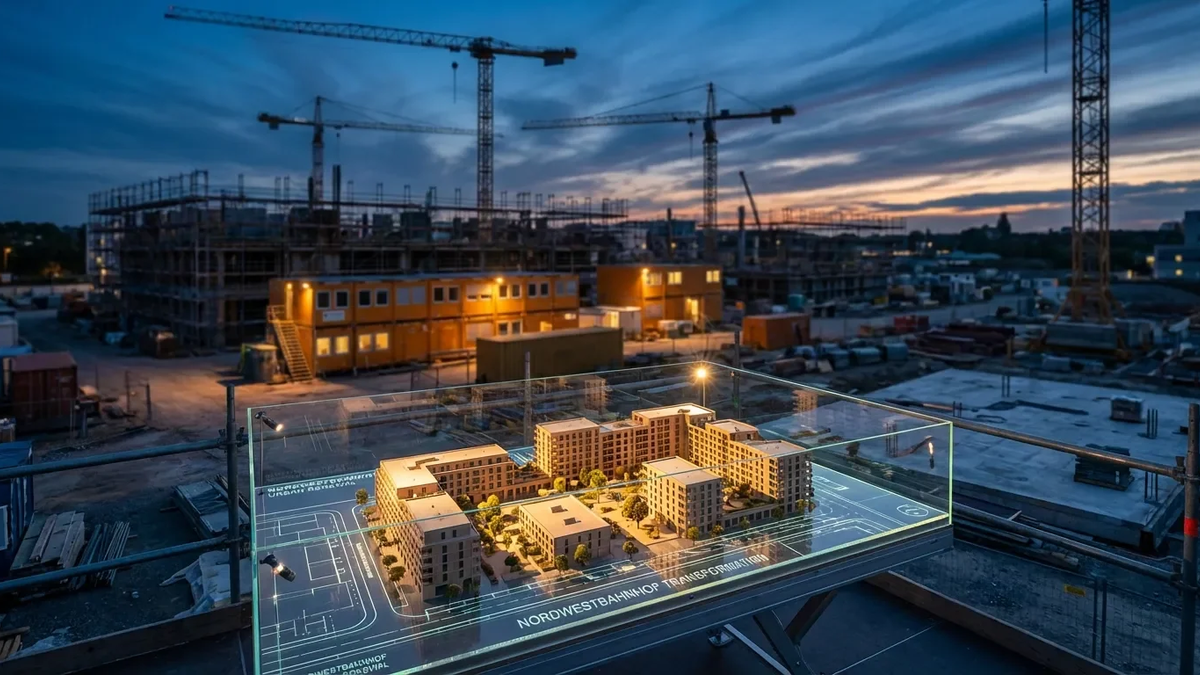 Nordwestbahnhof: Wien schreibt 100 geförderte Wohnungen und Pflegeheim aus - Foto: über boerse-global.de