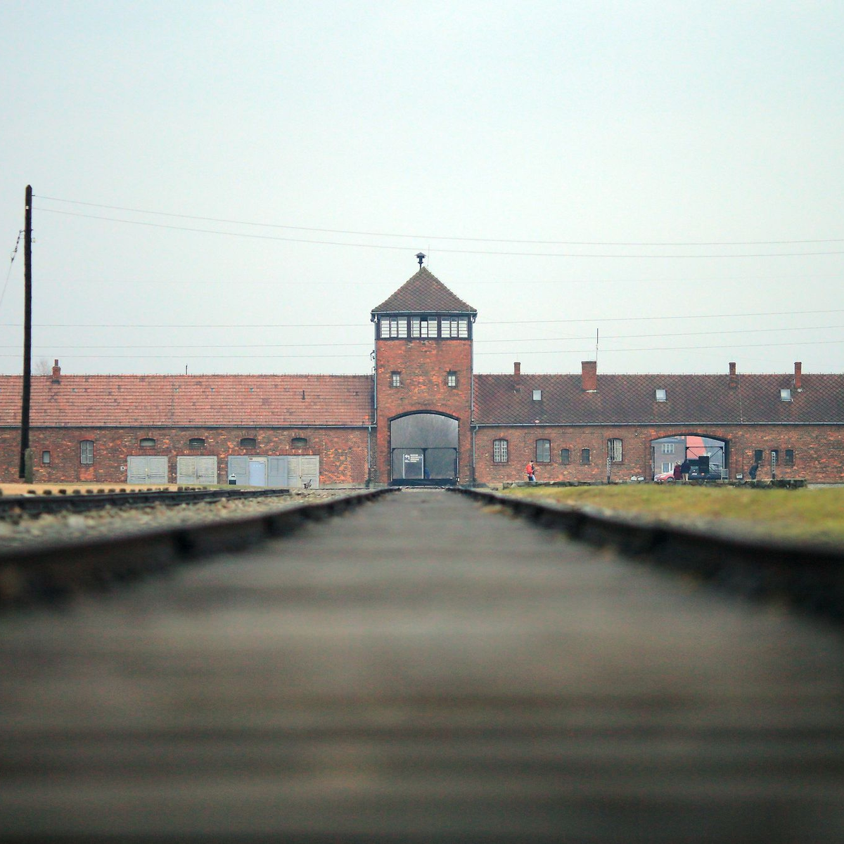 Das Torhaus des früheren Vernichtungslagers 