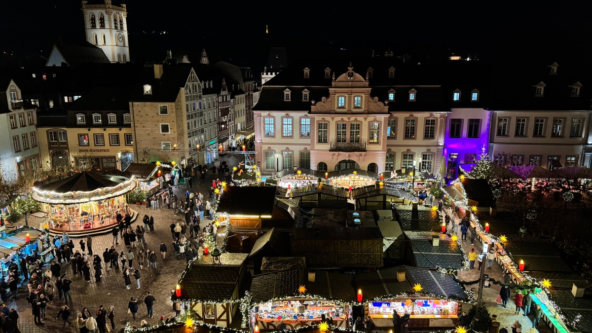 POL-PDTR: Bilanz zum Trierer Weihnachtsmarkt 2025 - Foto: presseportal.de