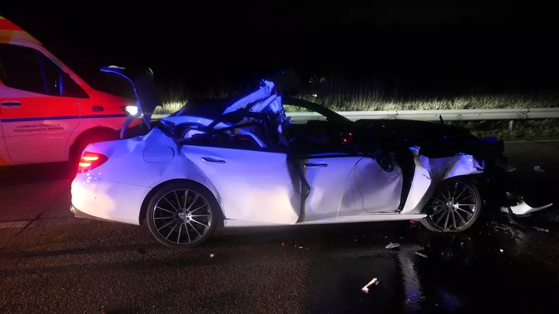 POL-DEL: Autobahnpolizei Ahlhorn: Schwerer Verkehrsunfall auf der Autobahn 29 in Großenkneten - Bild: presseportal.de