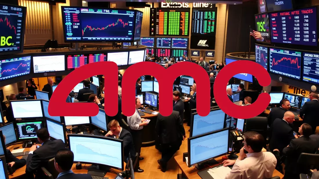 AMC Shares Slide to New Low Despite Blockbuster Box Office Illustration mit AI erstellt übermittelt durch boerse-global.de