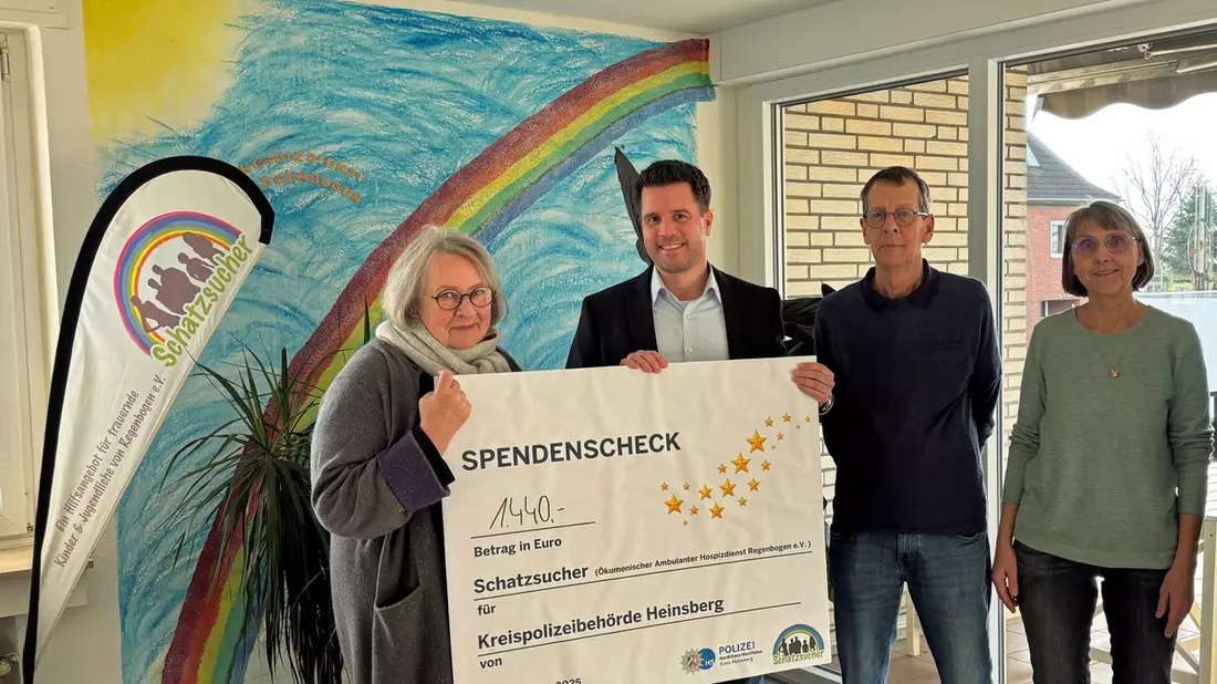 POL-HS: Spendengelder an Schatzsucher übergeben - Bild: presseportal.de