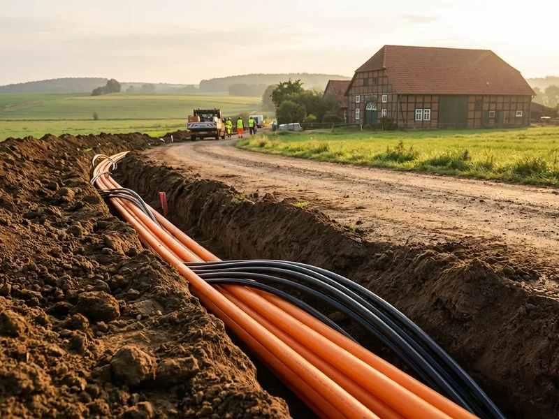 Leer: Gigabit-Ausbau erreicht 2025 entscheidende Phase - Foto: über boerse-global.de