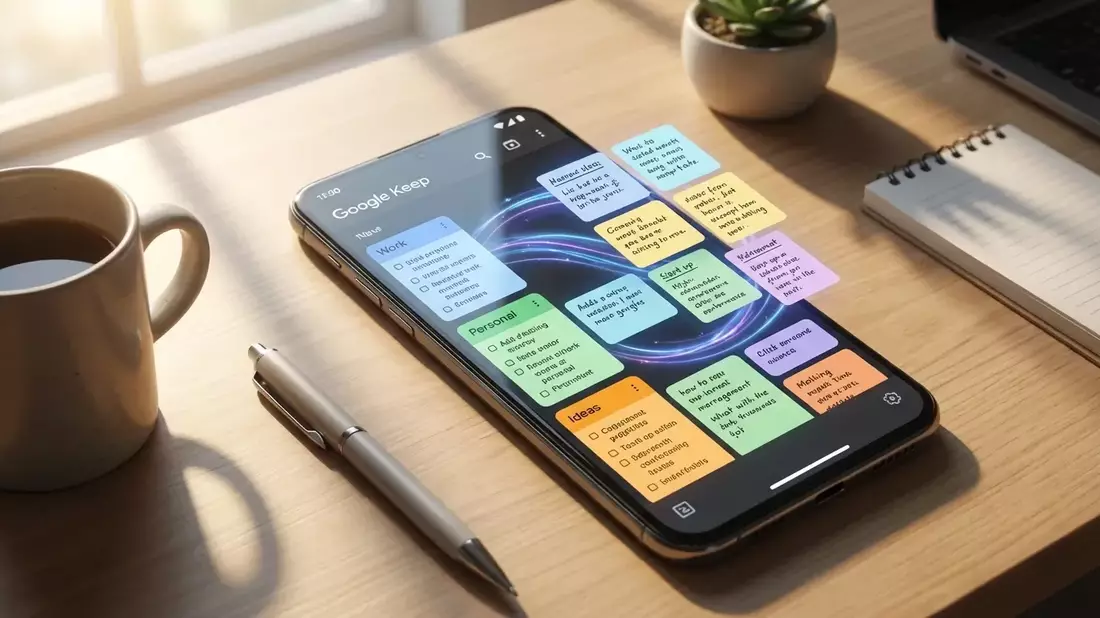 Google Keep wird zum KI-gesteuerten Organisations-Assistenten - Bild: über boerse-global.de