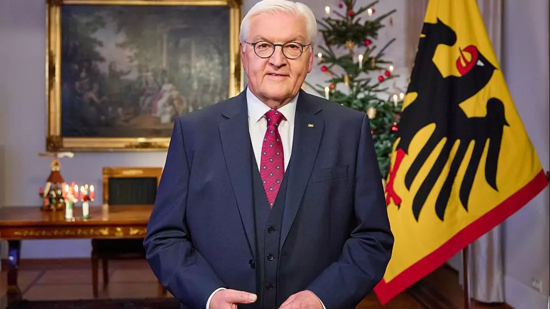 Frank-Walter Steinmeier bei seiner Weihnachtsansprache 2025 - Bild: über dts Nachrichtenagentur