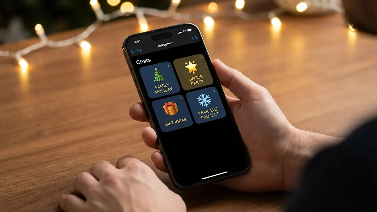 Telegram: Chat-Ordner retten das Weihnachts-Chaos - Foto: über boerse-global.de