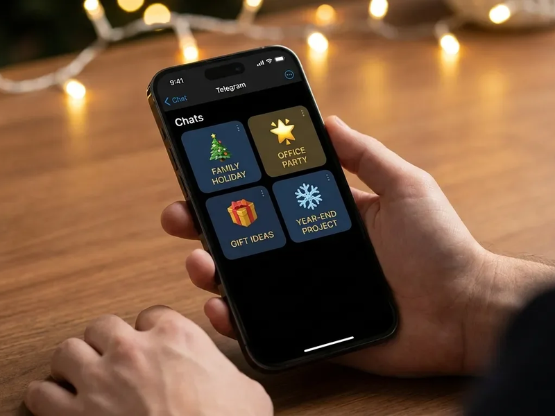 Telegram: Chat-Ordner retten das Weihnachts-Chaos - Foto: über boerse-global.de