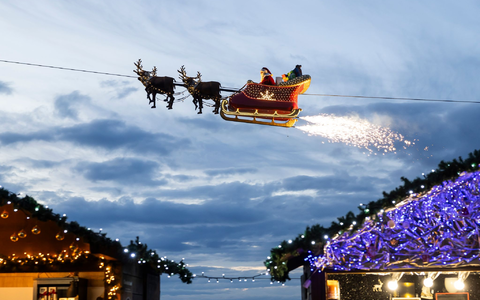 Alle Jahre wieder lässt sich die Flugroute des Weihnachtsmannes im Internet verfolgen. (Symbolbild) - Foto: Cyril Zingaro/KEYSTONE/dpa
