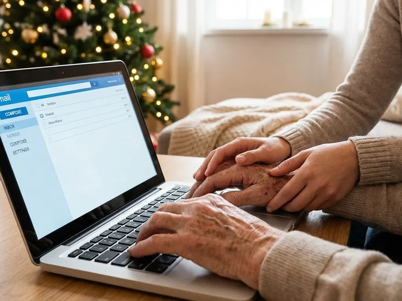 Google-Mail-Umstellung: Studenten helfen Senioren vor Jahreswechsel - Foto: über boerse-global.de