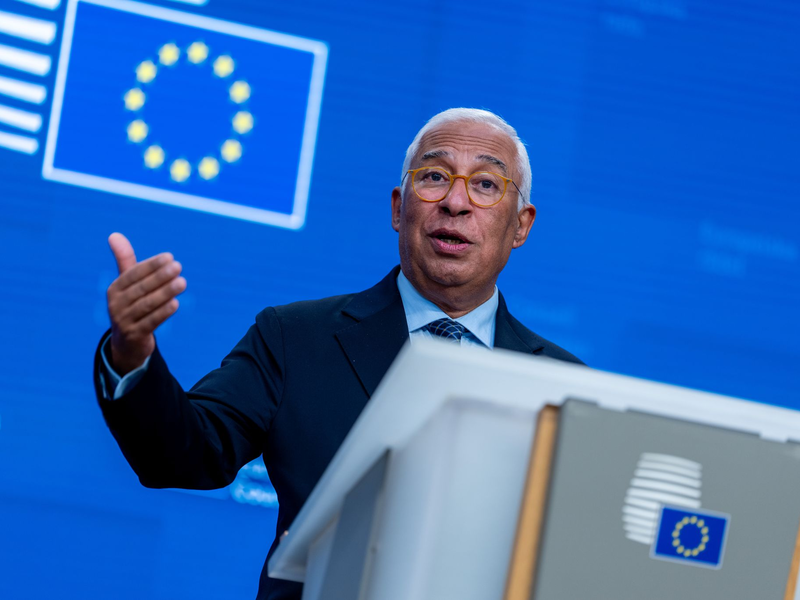 EU-Ratspräsident António Costa verurteilt das Vorgehen der USA. (Archivbild) - Foto: Michael Kappeler/dpa