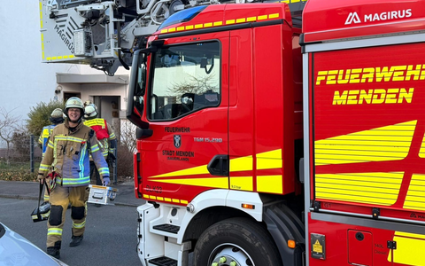 FW Menden: Brand im Gebäude - keine Verletzten an Heiligabend - Foto: presseportal.de
