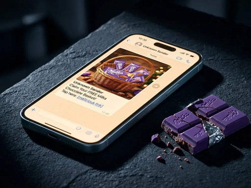 Milka-Phishing: Betrüger locken mit Weihnachtskörben - Foto: über boerse-global.de