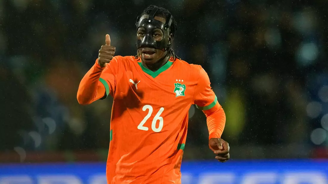 Bundesligaprofi Yan Diomande gewinnt mit der Elfenbeinküste beim Afrika-Cup. - Bild: Themba Hadebe/AP/dpa