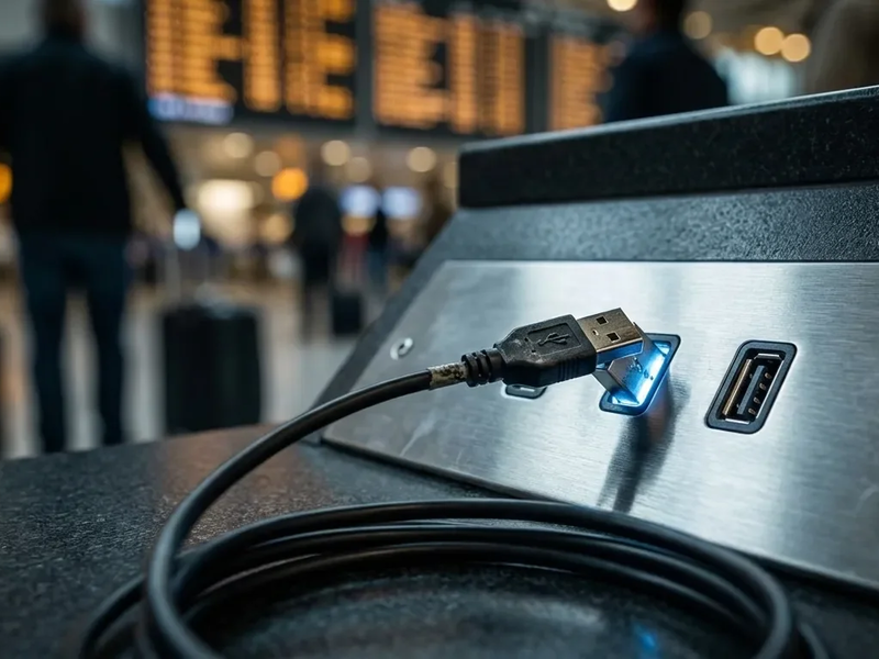TSA warnt vor manipulierten USB-Ladestationen - Foto: über boerse-global.de