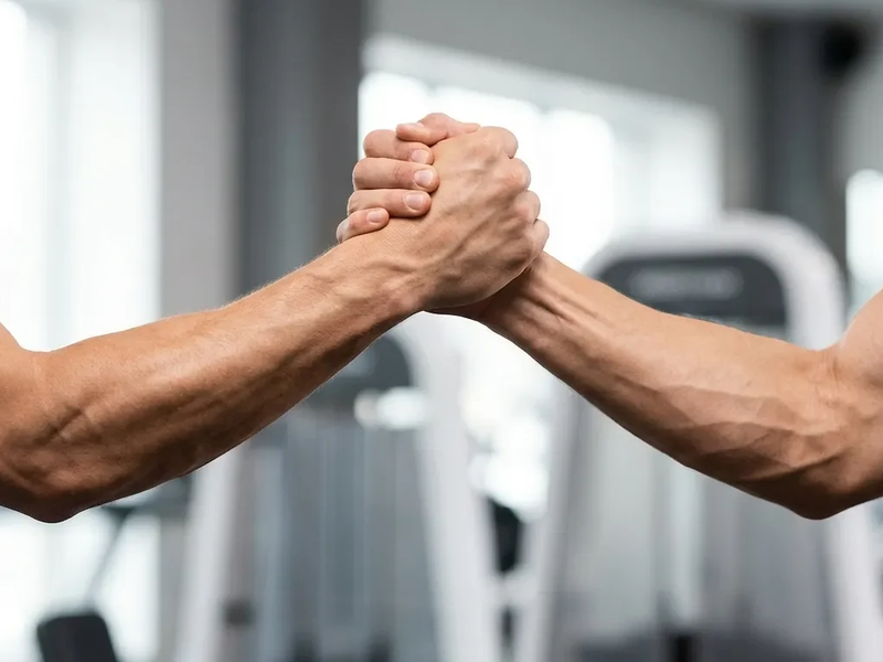 Isometrisches Hand-Auseinanderziehen: Die Anti-Weihnachtsbuckel-Übung - Foto: über boerse-global.de