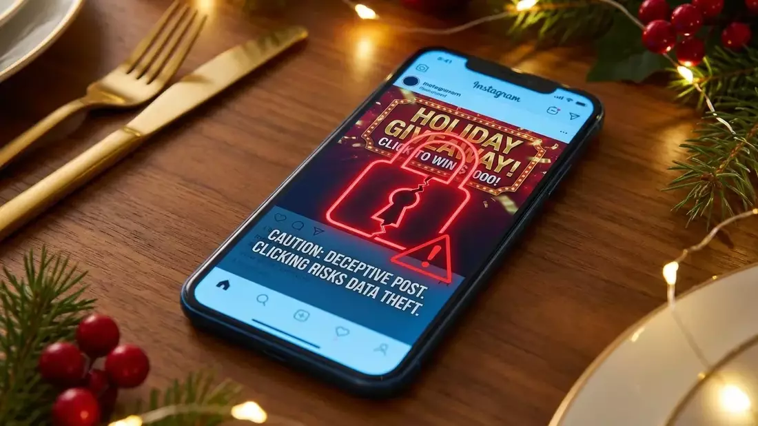Instagram: KI-Phishing-Welle überschwemmt Weihnachtsfeiertage - Bild: über boerse-global.de