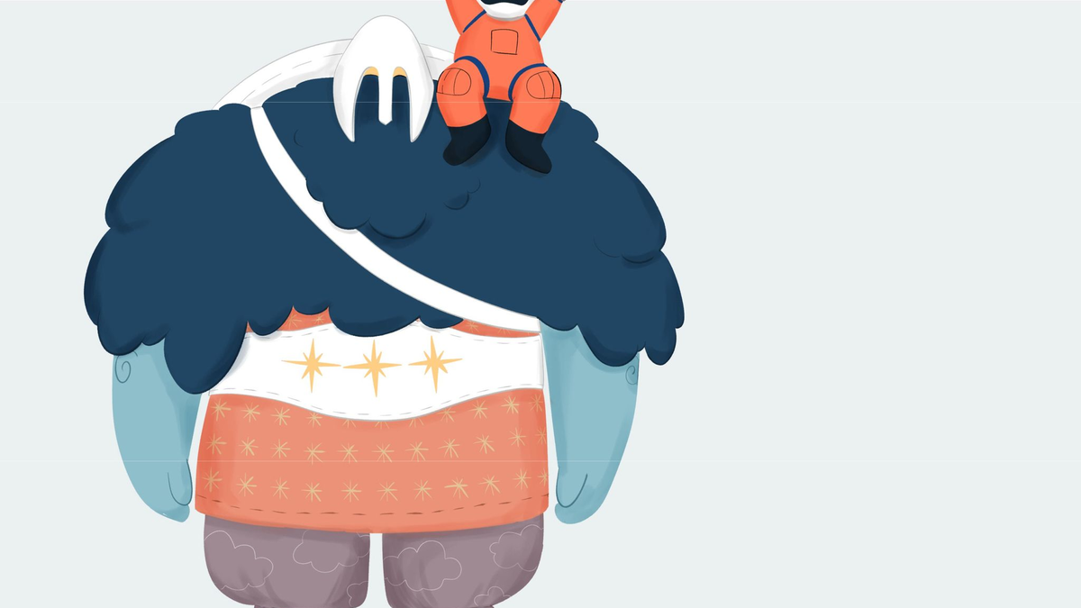 So könnte das Maskottchen für die «Artemis 2»-Mission aussehen. - Foto: Giulia Bona/Freelancer/Nasa /dpa