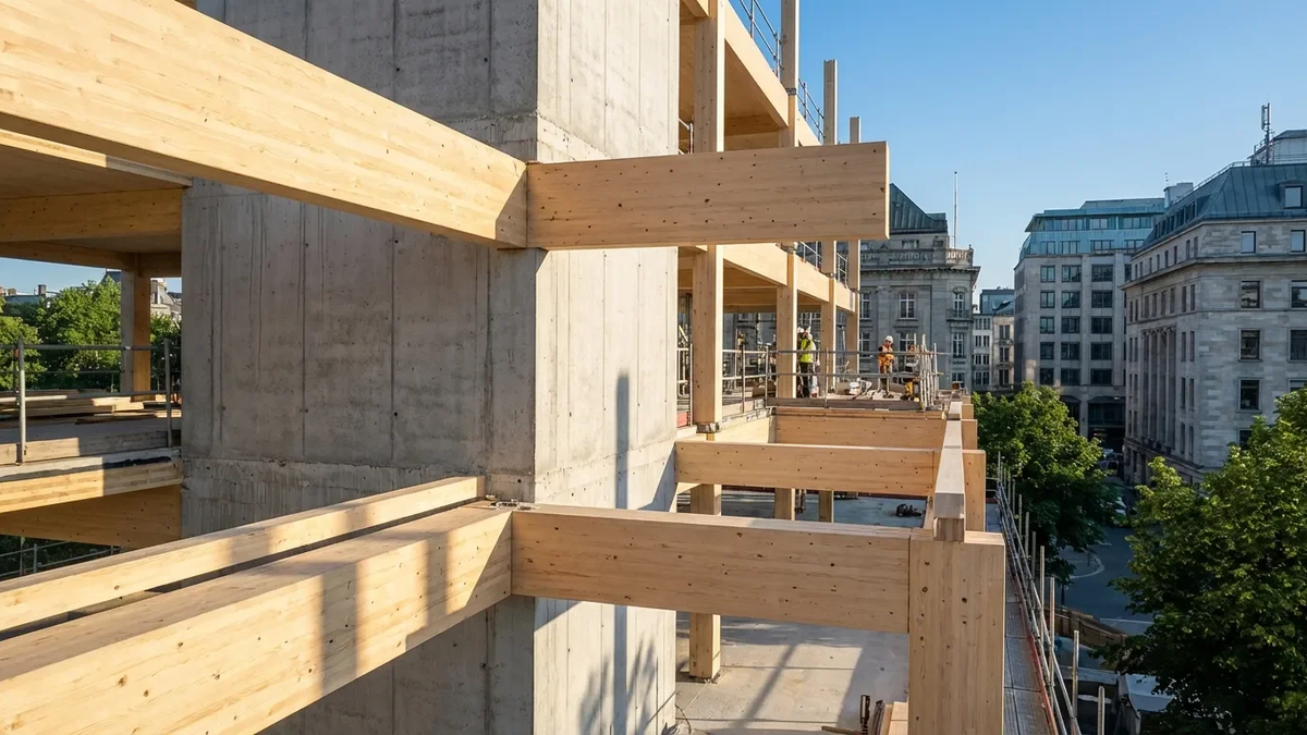 Oberösterreichische Versicherung baut Holz-Hybrid-Gartenhaus in Linz - Foto: über boerse-global.de