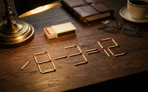 Streichholz-Rätsel sorgt an Weihnachten für rauchende Köpfe - Foto: über boerse-global.de