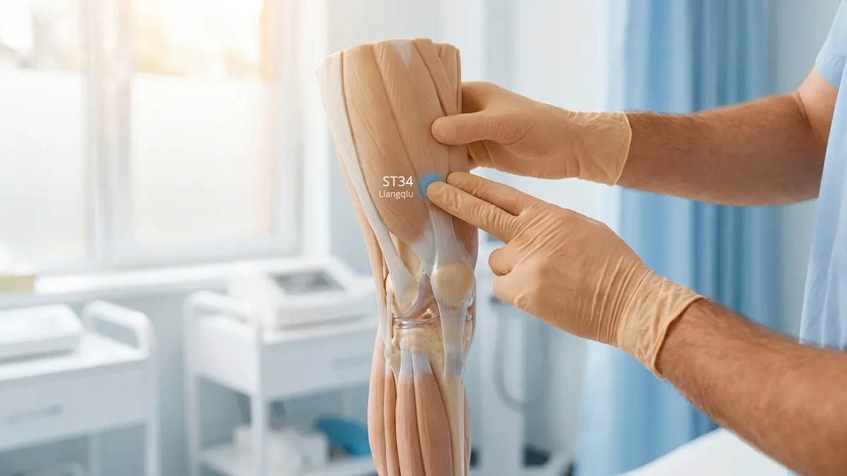 Liangqiu-Punkt: TCM-Notfallknopf bei akuten Knieschmerzen - Foto: über boerse-global.de