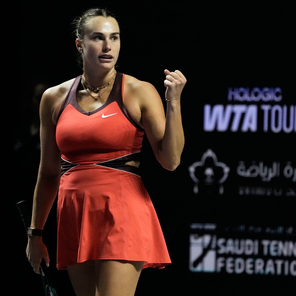 Aryna Sabalenka trifft im Duell der Geschlechter auf Nick Kyrgios. (Archivbild) - Foto: Fatima Shbair/AP/dpa
