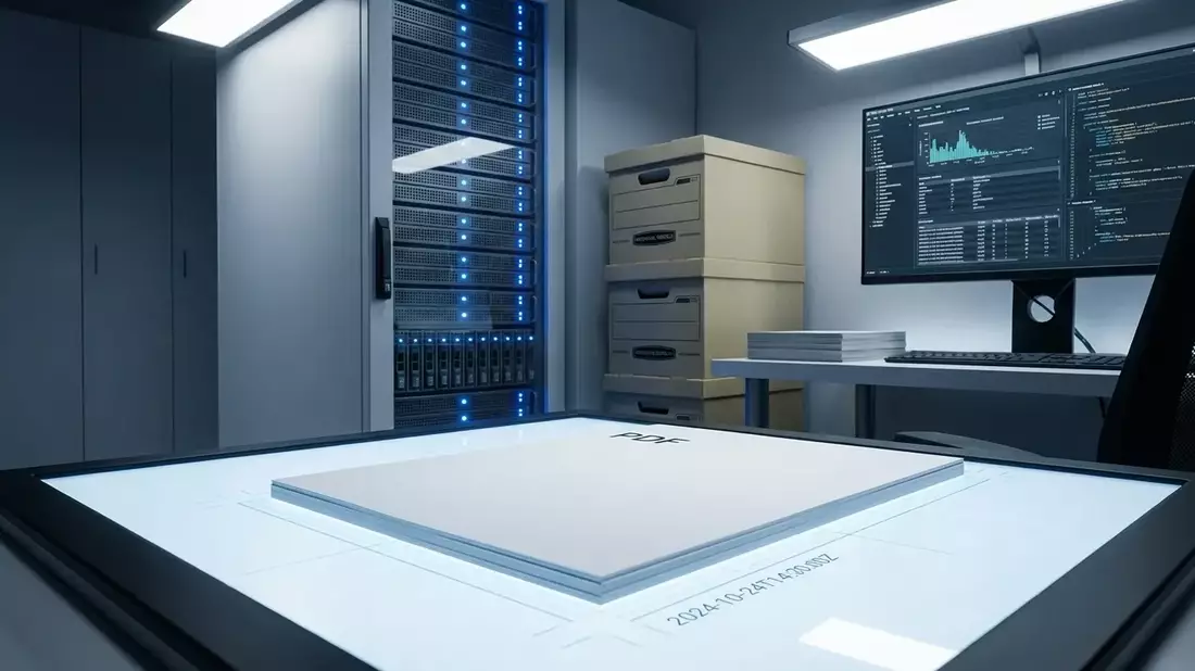 DoJ-Archiv und neue Tools prägen PDF-Jahr 2025 Illustration mit AI erstellt übermittelt durch boerse-global.de