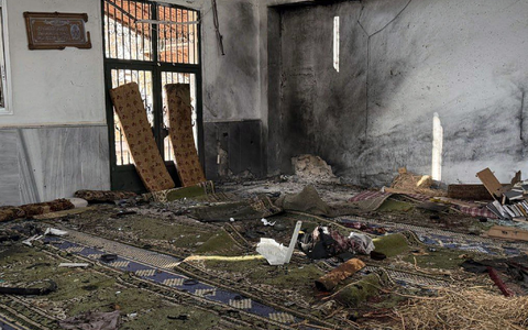 Mehrere Menschen wurden beim Anschlag in Homs getötet. - Foto: Uncredited/SANA via AP/dpa