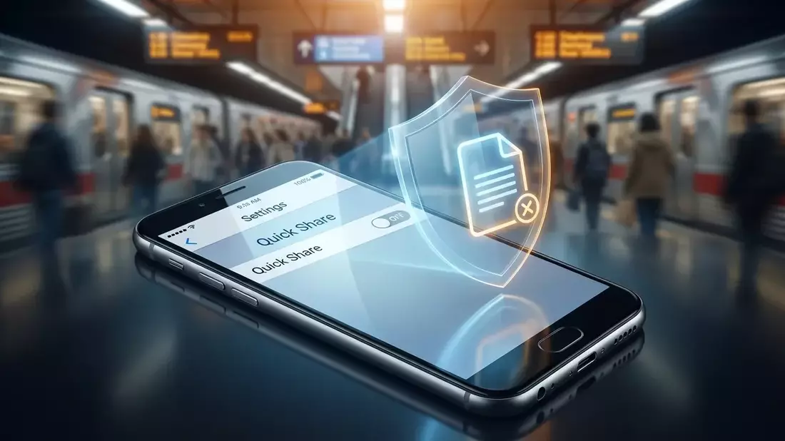 Googles Quick Share: Sicherheitsrisiko in Bahnhöfen und Flughäfen - Bild: über boerse-global.de