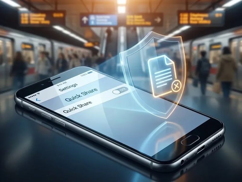 Googles Quick Share: Sicherheitsrisiko in Bahnhöfen und Flughäfen - Foto: über boerse-global.de