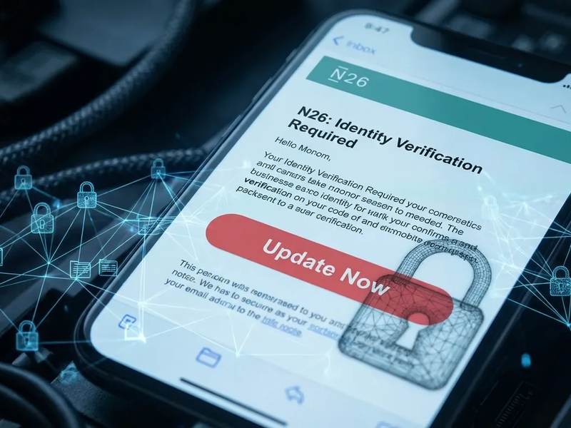 N26-Kunden im Visier: Phishing-Welle nutzt Feiertagsruhe - Foto: über boerse-global.de