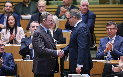 Bodo Ramelow und Mario Voigt (Archiv) - Foto: über dts Nachrichtenagentur