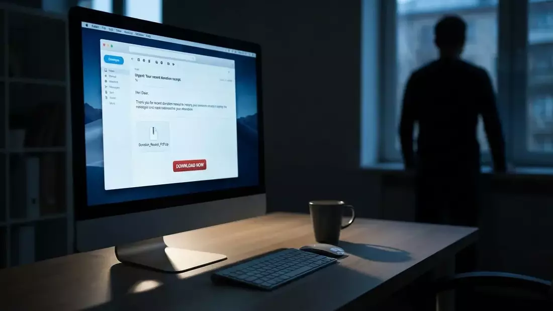 Jahresend-Spenden: Betrüger nutzen Steuerdruck für Phishing-Wellen - Bild: über boerse-global.de