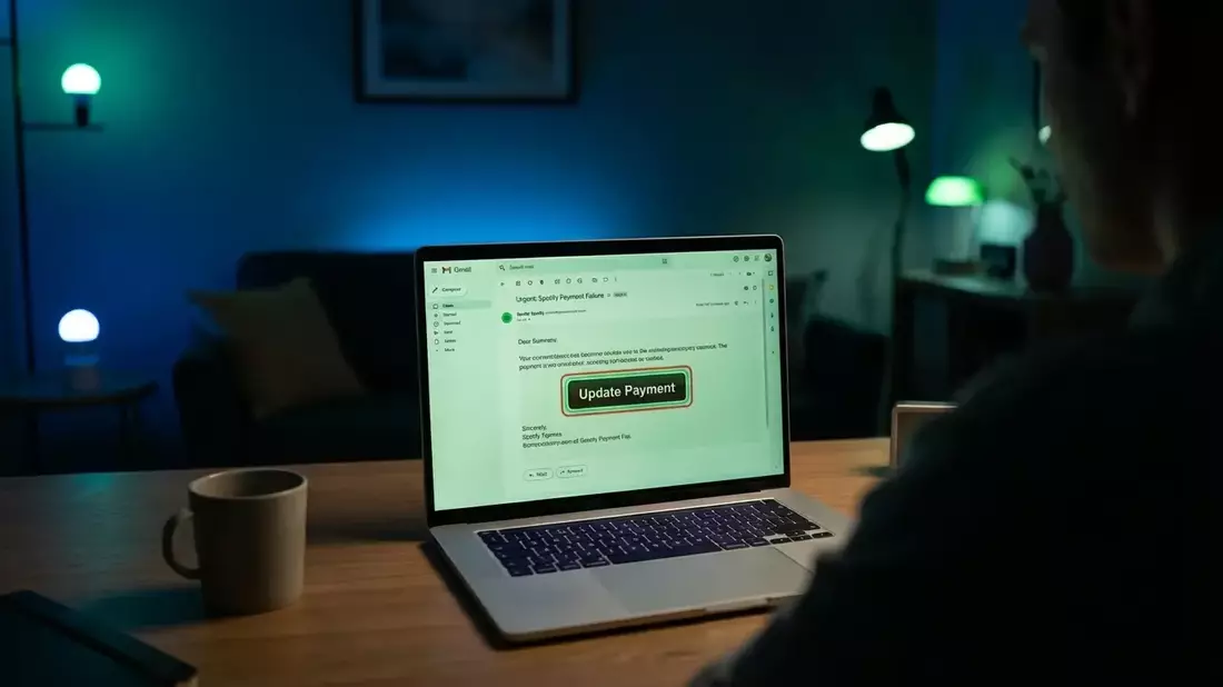 Spotify-Phishing: Betrüger drohen mit Kontosperrung - Bild: über boerse-global.de