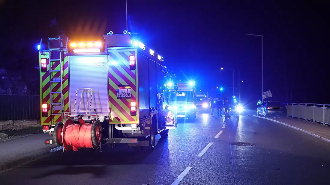 FW Dresden: Informationen zum Einsatzgeschehen der Feuerwehr Dresden an den Weihnachtstagen 2025 - Bild: presseportal.de