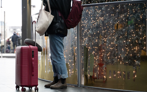 Bahn zufrieden: Über Weihnachten waren die Züge gut ausgelastet und ziemlich pünktlich. (Archivbild) - Foto: Markus Lenhardt/dpa
