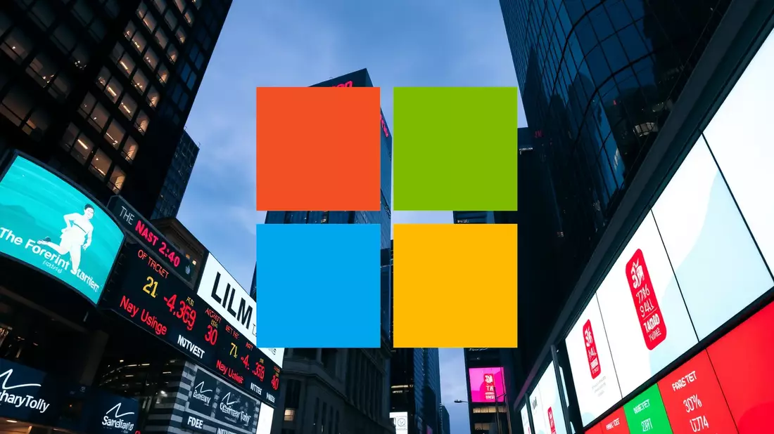 Microsoft Shares: The Calm Before an AI Storm Illustration mit AI erstellt übermittelt durch boerse-global.de