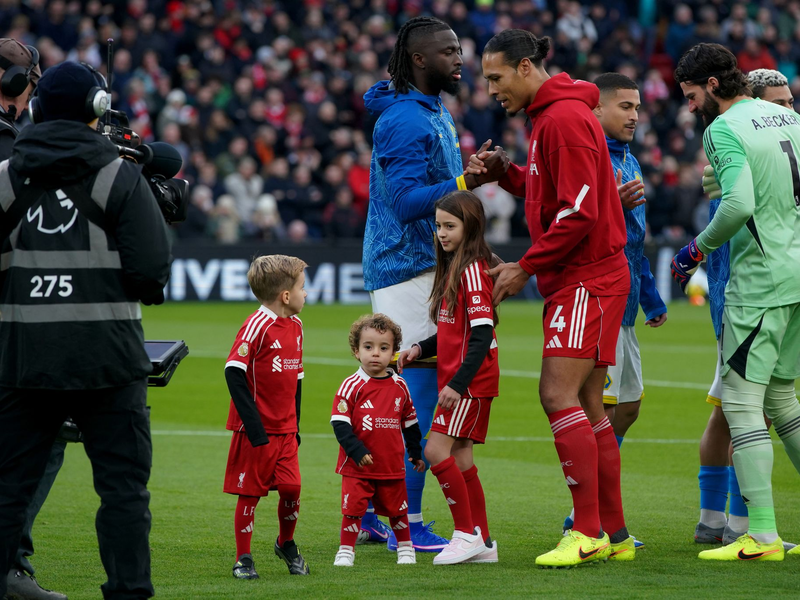 Florian Wirtz erzielte sein erstes Pflichtspieltor für den FC Liverpool. - Foto: Ian Hodgson/AP/dpa