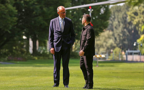 Friedrich Merz und Wolodymyr Selenskyj (Archiv) - Foto: über dts Nachrichtenagentur