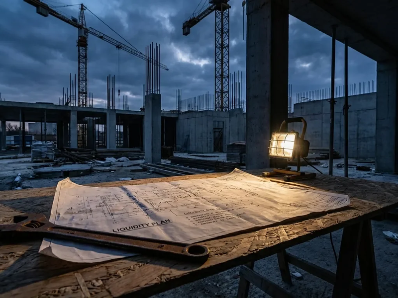 Baukrise 2025: Betriebsräte müssen Liquidität prüfen - Foto: über boerse-global.de