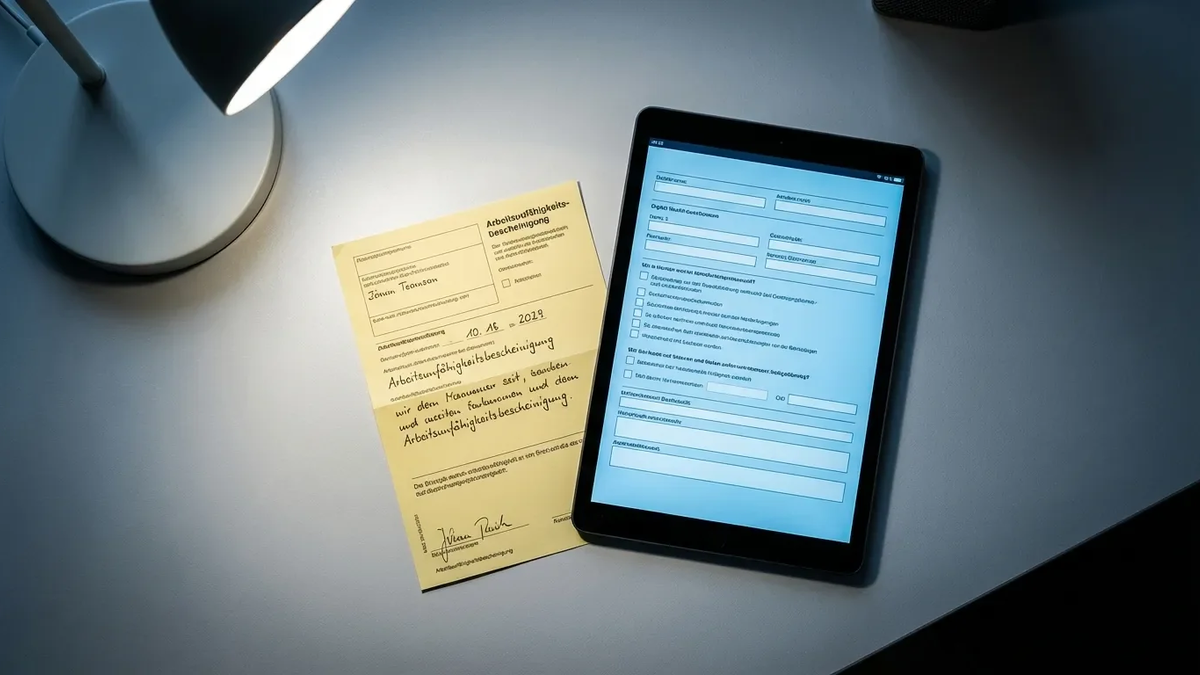 Arbeitsunfähigkeitsbescheinigungen: Der gelbe Schein verliert seine Macht - Foto: über boerse-global.de
