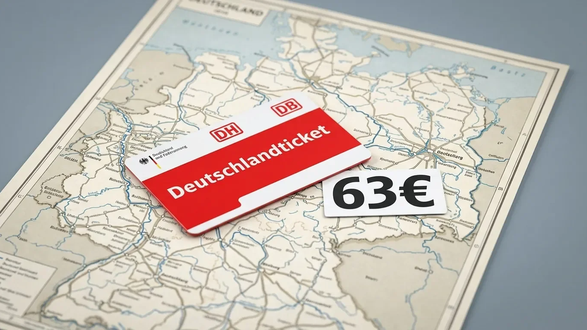 Deutschlandticket steigt auf 63 Euro – Was Nutzer jetzt wissen müssen - Foto: über boerse-global.de