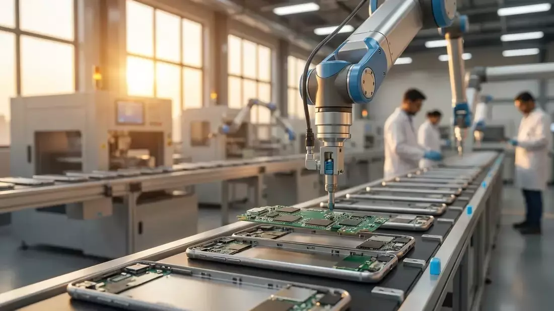 Indiens Elektronik-Boom schafft 1,33 Millionen Jobs und treibt Rekordexporte - Bild: über boerse-global.de