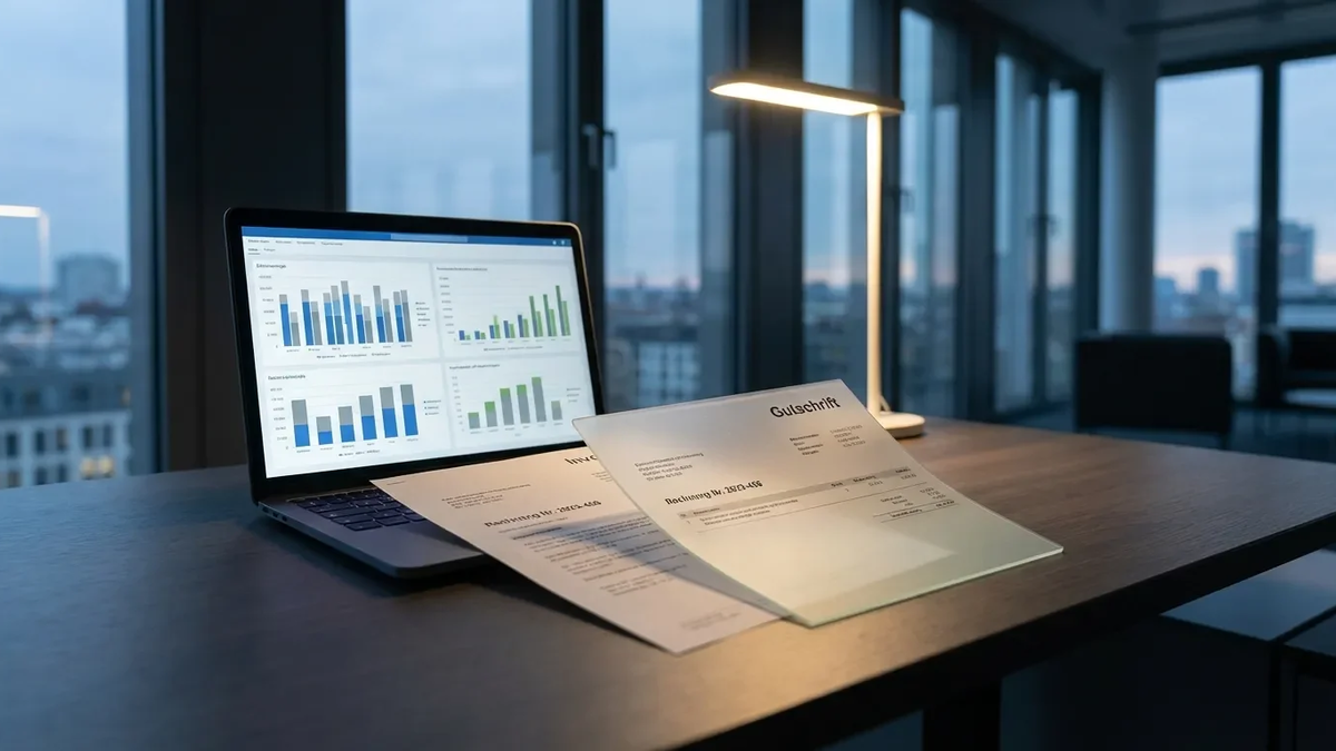 E-Rechnung: Die Gutschrift wird 2026 zur digitalen Herausforderung - Foto: über boerse-global.de