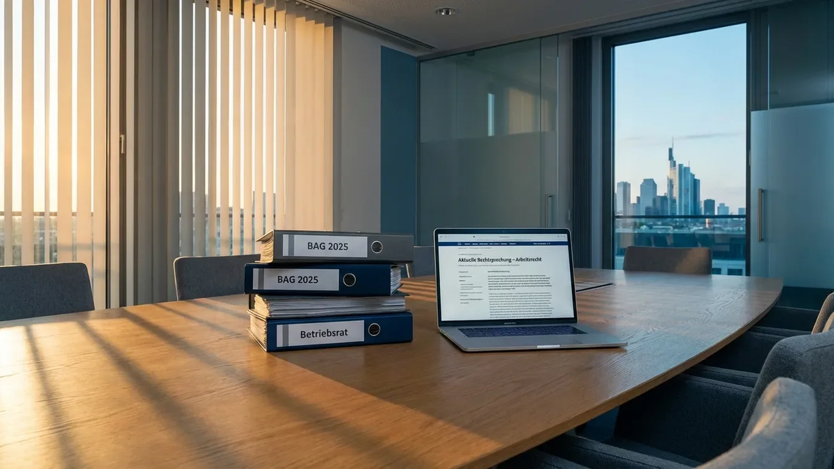 Arbeitsrecht 2025: Neue Urteile zwingen zu besserer Betriebsrats-Schulung - Foto: über boerse-global.de