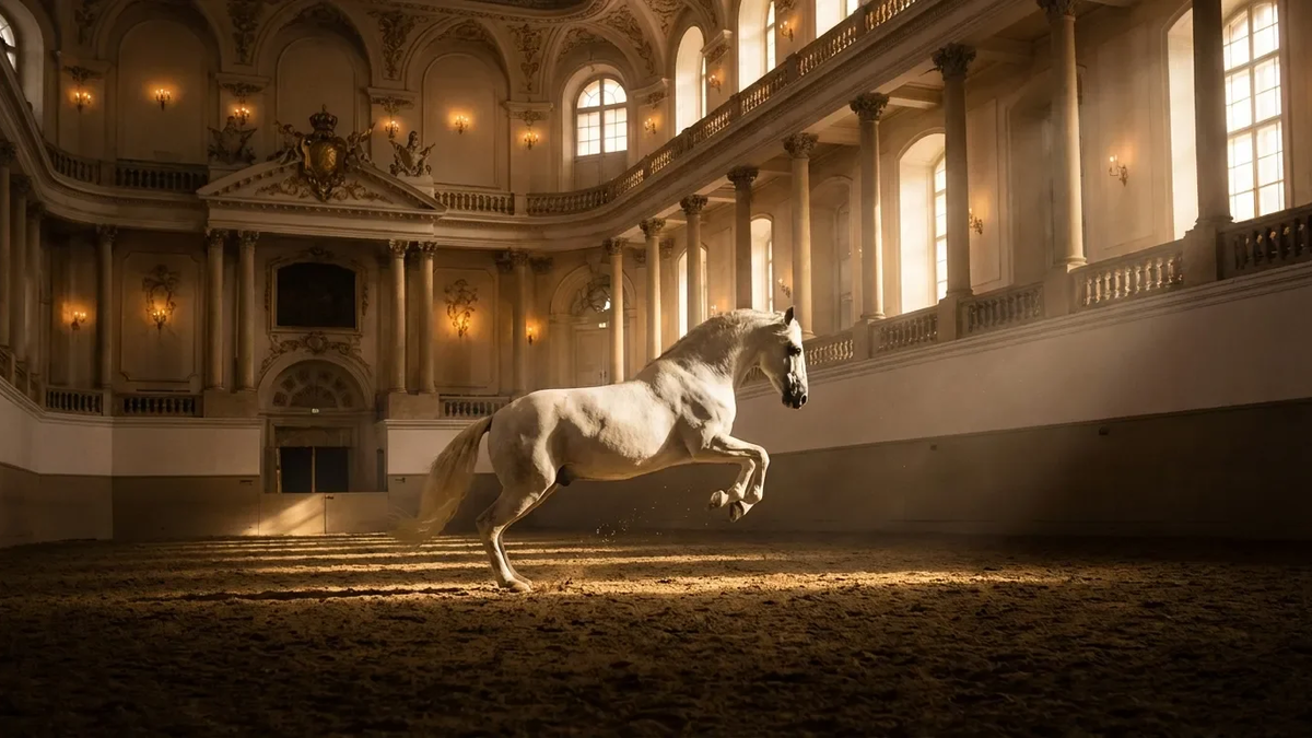 Spanische Hofreitschule zeigt Training mit Musik - Foto: über boerse-global.de