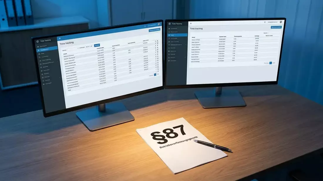 Betriebsräte blockieren Überwachungs-Software bei Zeiterfassung Illustration mit AI erstellt übermittelt durch boerse-global.de