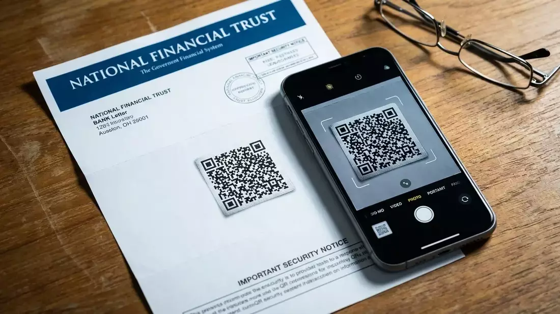 Betrüger locken mit Bankbriefen und QR-Codes in die Falle - Bild: über boerse-global.de