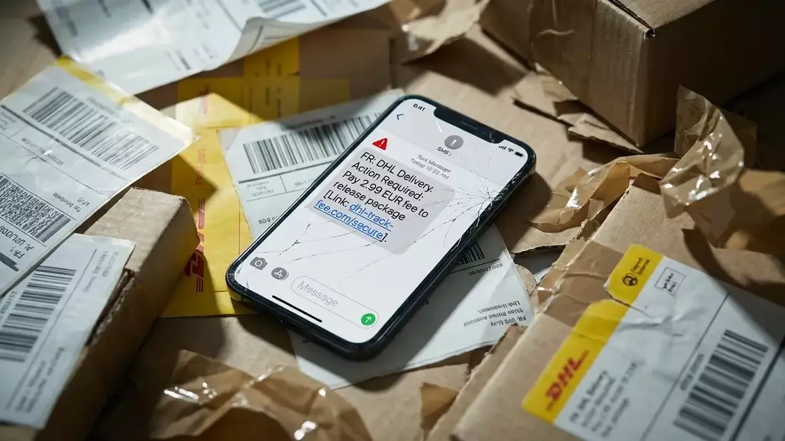 DHL-Warnung: Neue Welle gefälschter Paket-SMS überrollt Deutschland - Bild: über boerse-global.de